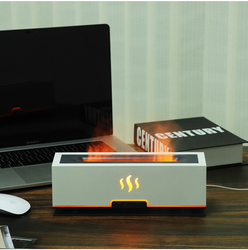 24V Flame Hollow Long Humidifier Ambience Light