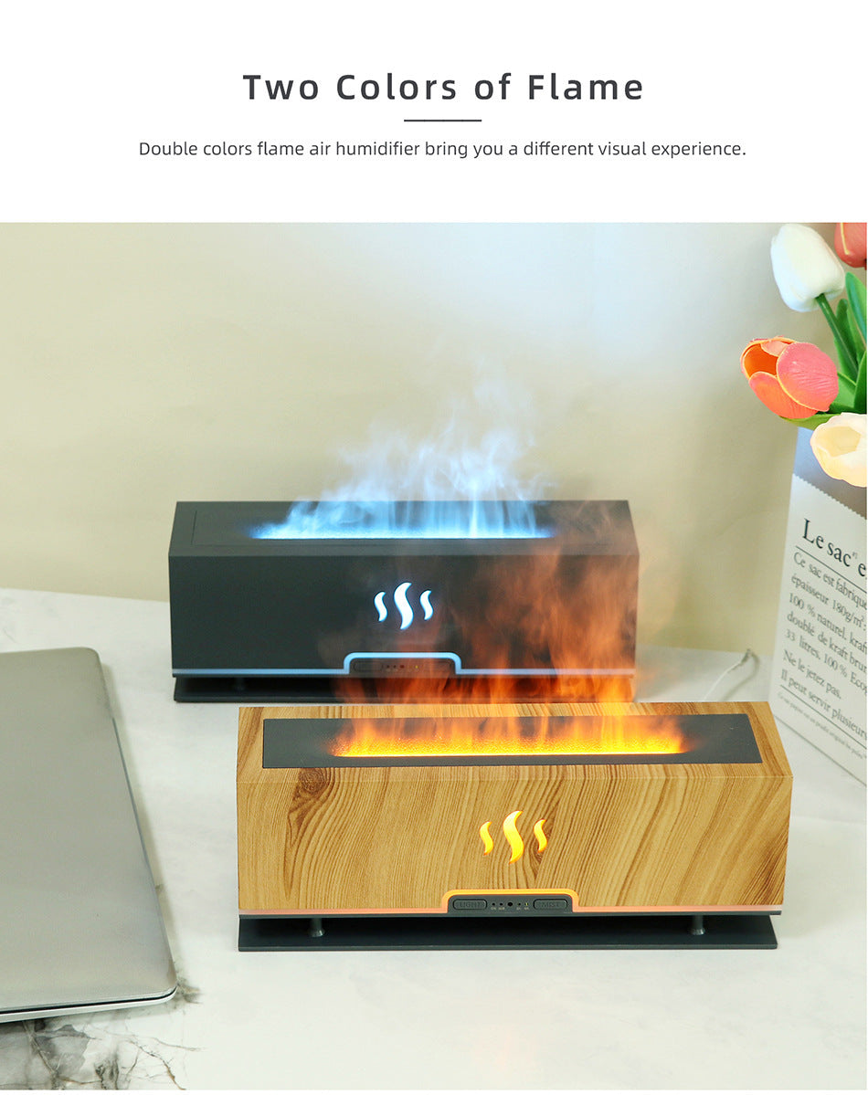 24V Flame Hollow Long Humidifier Ambience Light