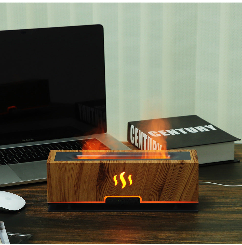 24V Flame Hollow Long Humidifier Ambience Light