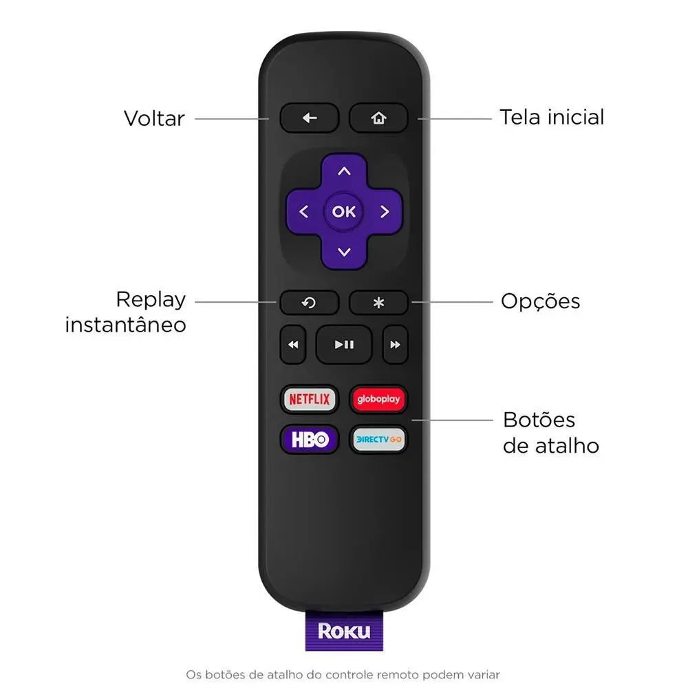 Streaming Roku Express Full HD with Remote Control-3930BR
