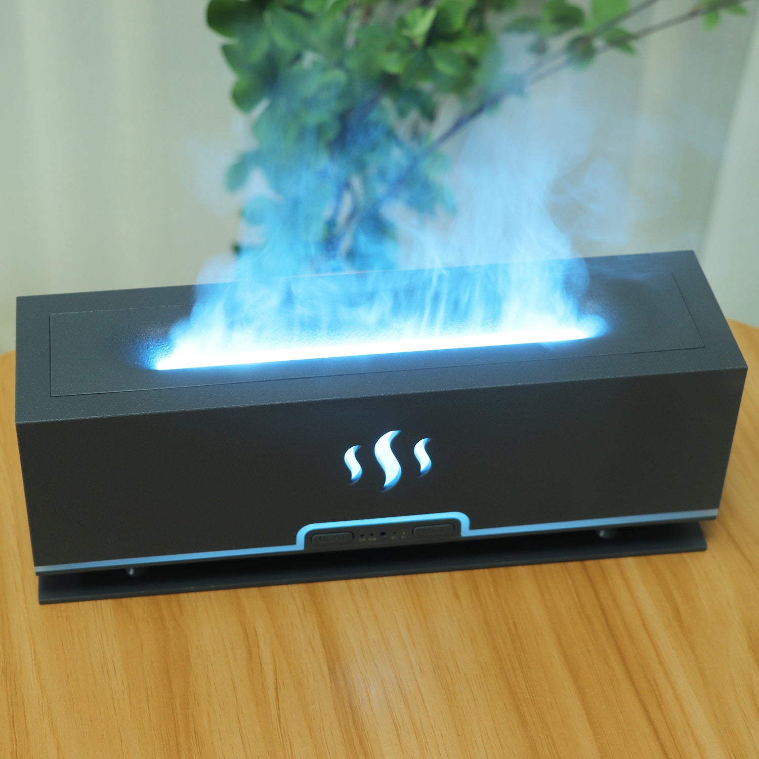 24V Flame Hollow Long Humidifier Ambience Light