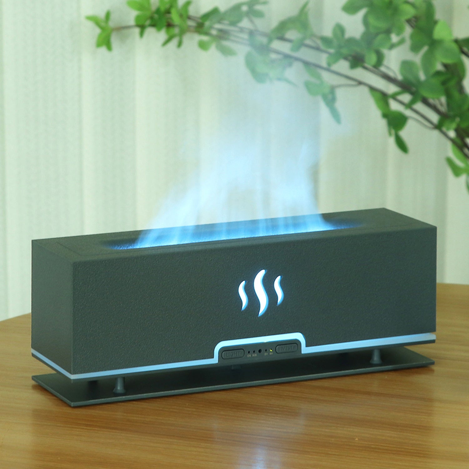 24V Flame Hollow Long Humidifier Ambience Light