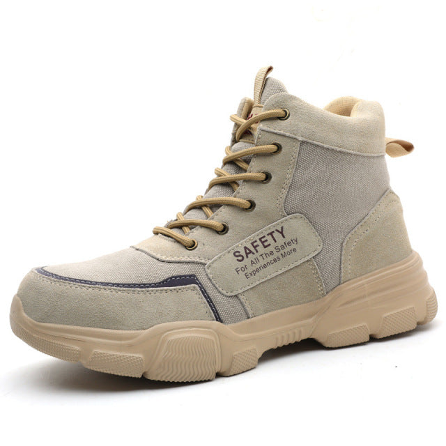 Male Safety Shoes Work Sneakers