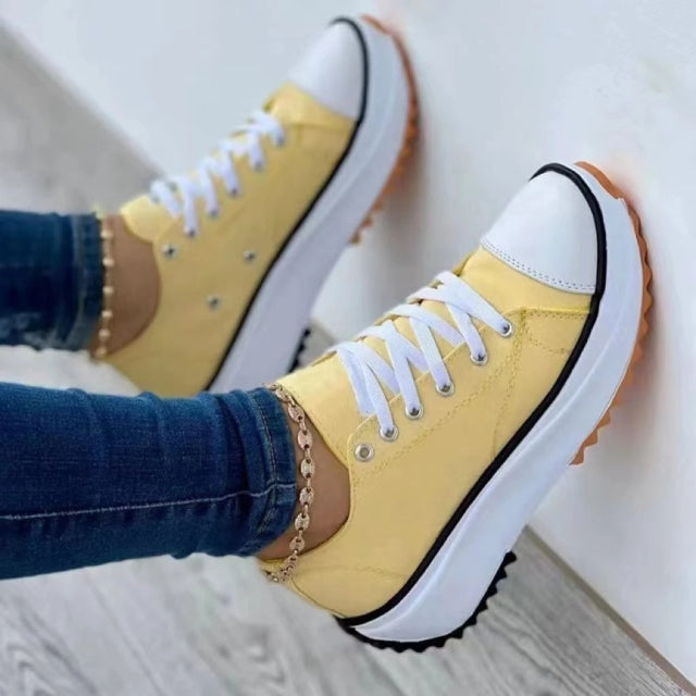 2022 Spring Low-top Women Single Shoes Thick-soled