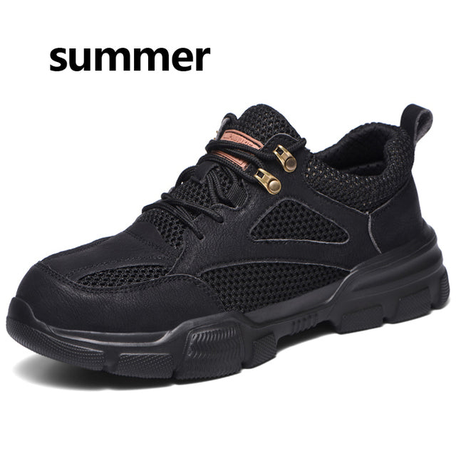 Male Safety Shoes Work Sneakers