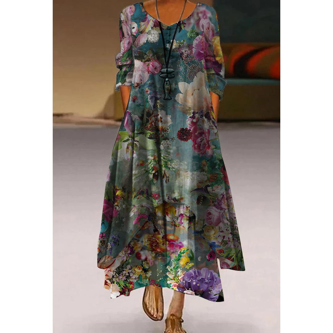 Summer New Printing 3D Printing Dress
