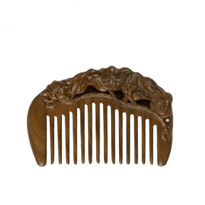 Antique Mini Sandalwood Comb Home