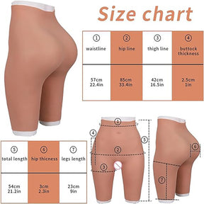 Fake Women's Fifth Pants Hip Lifting Fengqi Silica Gel Pad Thickened Hip Insert Fake Butt Artificial Vagina Pants