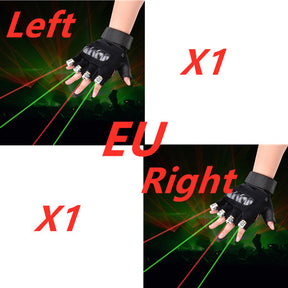 Stage Show  Red Green Laser Gloves