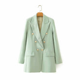 Sexy zipper jacket elegant thick warm women's coat