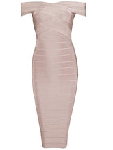 Sexy Off Shoulder Women Bandage Dress
