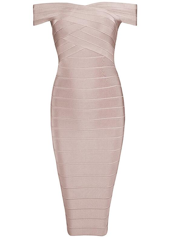 Sexy Off Shoulder Women Bandage Dress