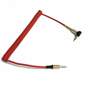 Elbow spring 3.5mm audio cable