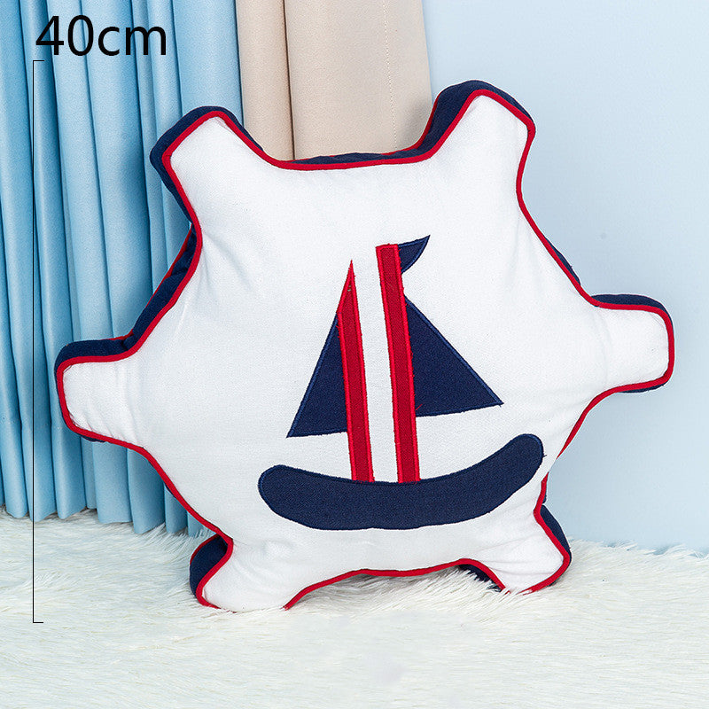 Creative Home Canvas Rudder Pillow