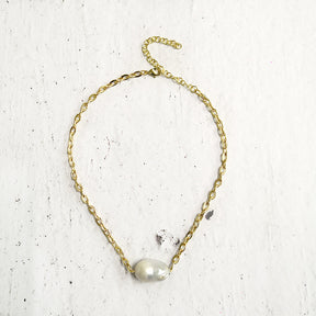 Baroque freshwater pearl necklace