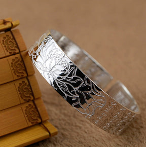 Bracelet Bouddhiste Plaqué Argent