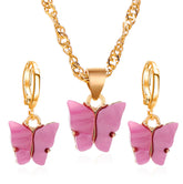 Multicolor Acrylic Sheet Butterfly Small Fresh And Sweet