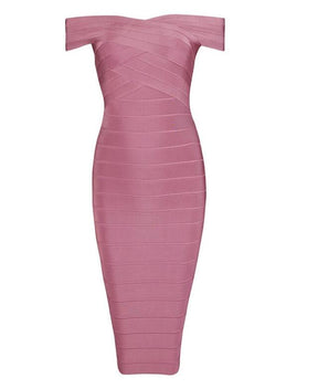 Sexy Off Shoulder Women Bandage Dress