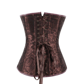 Jacquard Leather Steampunk Corset