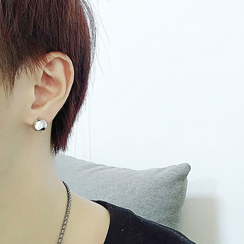 Fashion All-match Minimalist Antique Personality Exaggerated Earrings