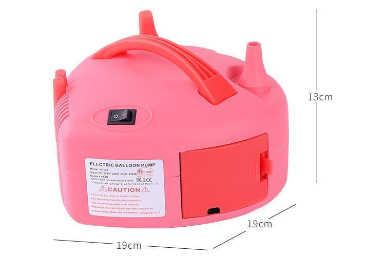 Balloon Electric Pump Inflator Pump Blowing Double Hole Automatic Mini Layout Decoration Wedding Wedding Wedding Supplies