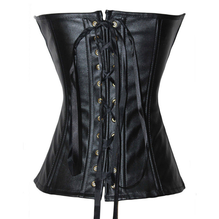 Bottoming Corset Leather Court Corset