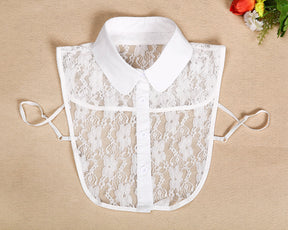 New Ladies Retro Detachable Cotton Lace Fake Collar