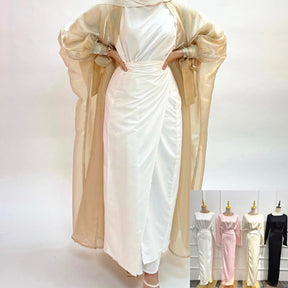 Soft Waist Dress Satin Women