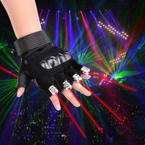 Stage Show  Red Green Laser Gloves