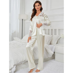 Women's Pajamas Lace Mesh Two-piece Set