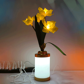 Flower Lamp Home Fashion Minimalist Creative USB Vase Light Home Decoration