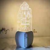 Castle-shaped Children's Sensor Decorative Night Light