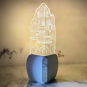 Castle-shaped Children's Sensor Decorative Night Light