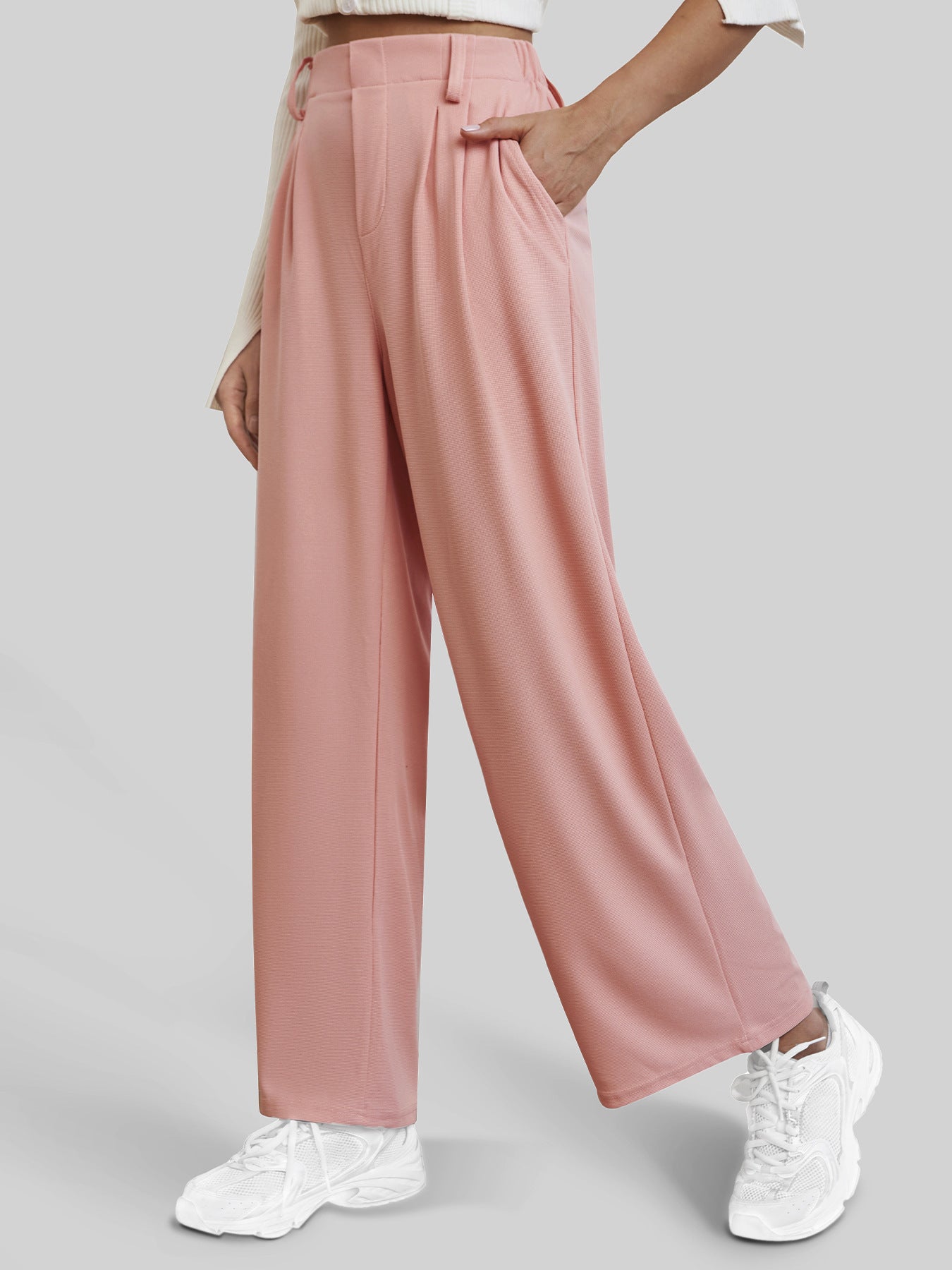 Women's Casual Straight Pants Wide-leg Pants