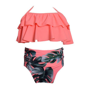 Family Match Mom and Daughter Swimwear