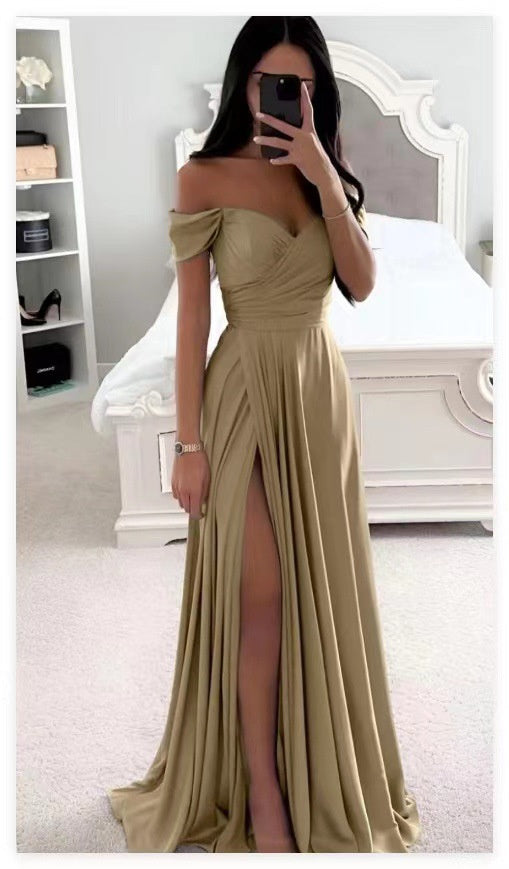 European And American Bridesmaid Dress Bottoming Dress