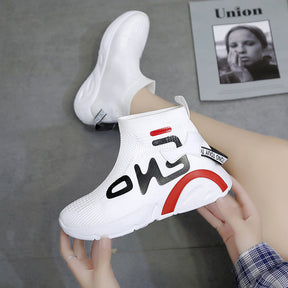 Stretch Socks And Shoes For Women Fall Web Celebrity