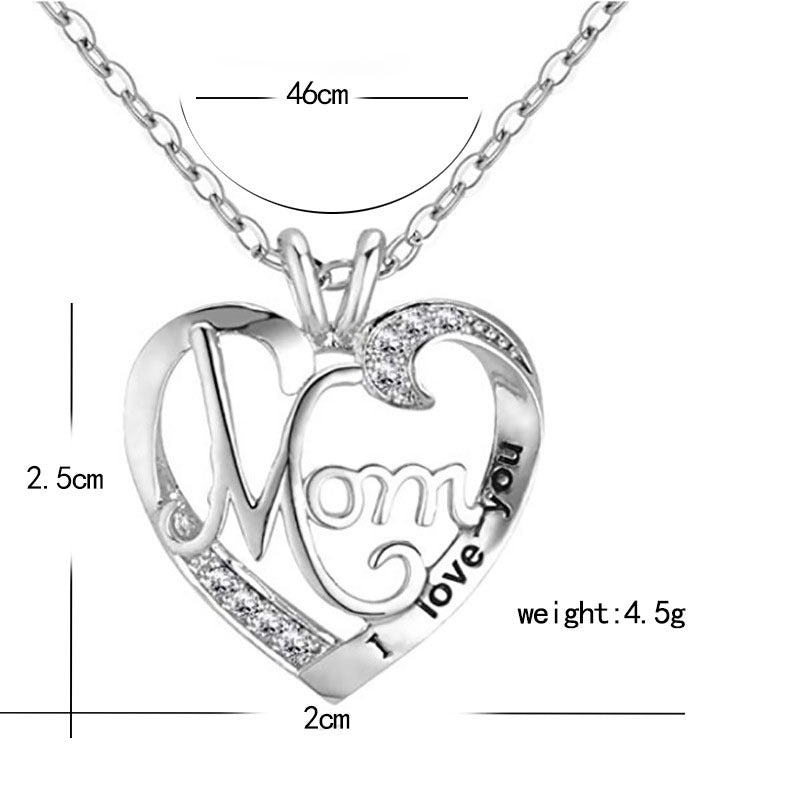 I love you MOM necklace