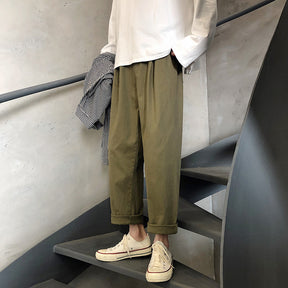 Wide Leg Pants Women High Waist Drape Casual Pants White Pants