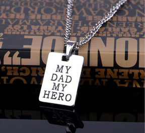 FREE My Dad My Hero Necklace