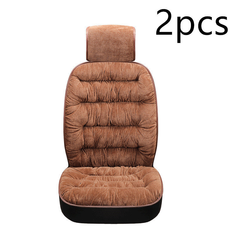 Universal Winter Warm Plush Cloth Car Seat Cushion