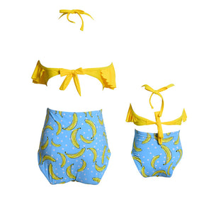 Family Match Mom and Daughter Swimwear