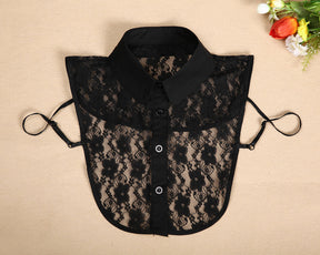 New Ladies Retro Detachable Cotton Lace Fake Collar