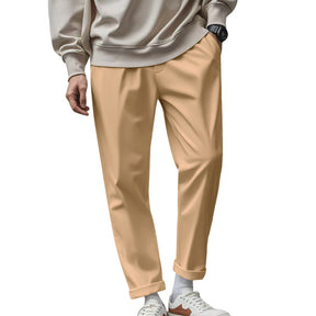 Men's Trousers With Pockets Casual Loose Comfortable Quick-drying Waist-tied Pants