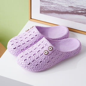 Women's Non-slip Home Closed-toe Slippers