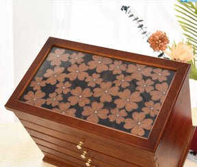 Wooden storage box