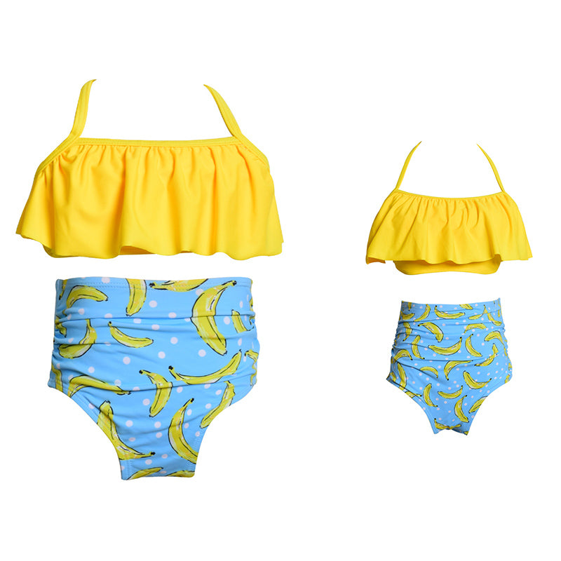 Family Match Mom and Daughter Swimwear