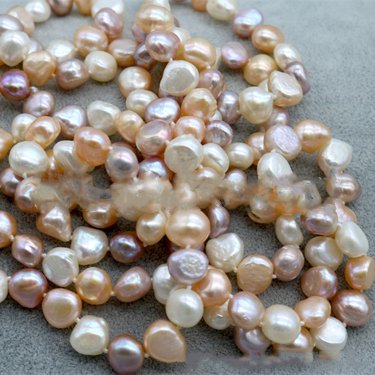 Sweater necklace pearl