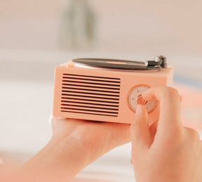 Retro Vinyl Wireless Bluetooth Small Sound Speaker