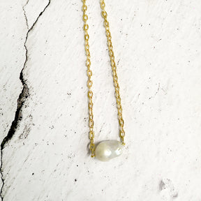 Baroque freshwater pearl necklace